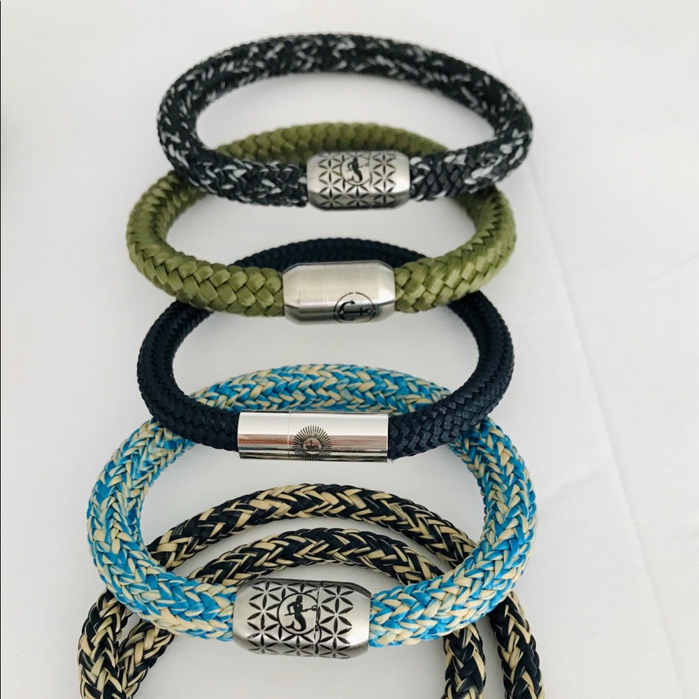 Bracelets. Leather and Rope. Clearance Collection